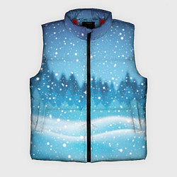 Мужской жилет ЗИМНИЙ ЛЕС WINTER FOREST