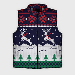 Мужской жилет СВИТЕР С ОЛЕНЯМИ DEER SWEATER, цвет: 3D-светло-серый