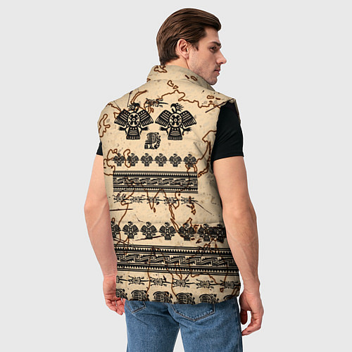 Мужской жилет AztecsАцтеки / 3D-Черный – фото 4