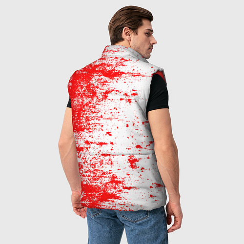 Мужской жилет Among Us Новогодний 2022 / 3D-Красный – фото 4