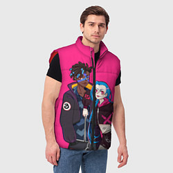Мужской жилет Ekko and Jinx, цвет: 3D-красный — фото 2