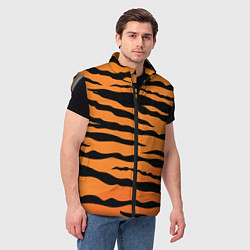 Мужской жилет Шкура тигра вектор, цвет: 3D-светло-серый — фото 2