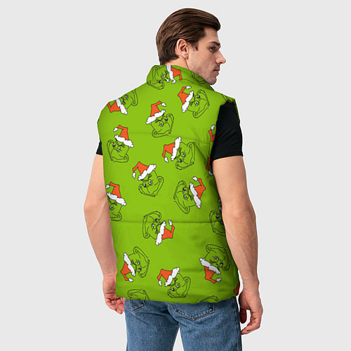Мужской жилет Гринч Укротитель рождества / 3D-Черный – фото 4