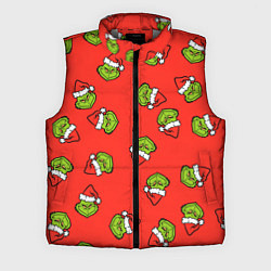 Мужской жилет Гринч Похититель Рождества, цвет: 3D-светло-серый