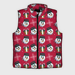 Мужской жилет СНЕГOВИК В ЦИЛИНДРЕ