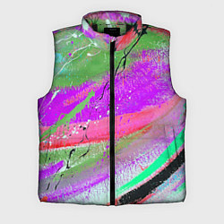 Мужской жилет Красочный взрыв, цвет: 3D-черный