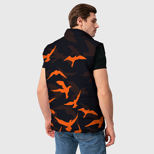 Мужской жилет Стая Воронов / 3D-Черный – фото 4