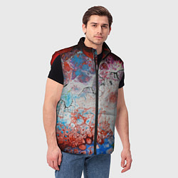 Мужской жилет ЦветоТрэш, цвет: 3D-красный — фото 2