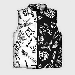 Мужской жилет Tokyo Revengers Black & White, цвет: 3D-светло-серый