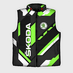 Мужской жилет ШКОДА ГЕОМЕТРИЯ ЛИНИИ SKODA GEOMETRY SPORT, цвет: 3D-красный
