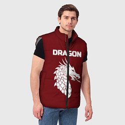 Мужской жилет WHITE DRAGON, цвет: 3D-светло-серый — фото 2