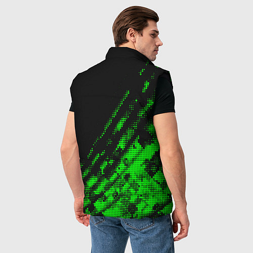 Мужской жилет Monster Energy Текстура / 3D-Черный – фото 4