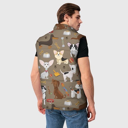 Мужской жилет У меня есть собака / 3D-Черный – фото 4