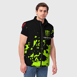 Мужской жилет Monster Energy green, цвет: 3D-красный — фото 2