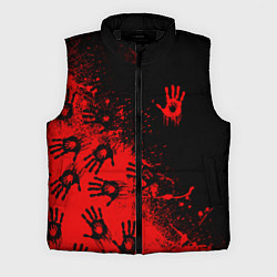 Мужской жилет Death Stranding Отпечаток рук паттерн, цвет: 3D-черный