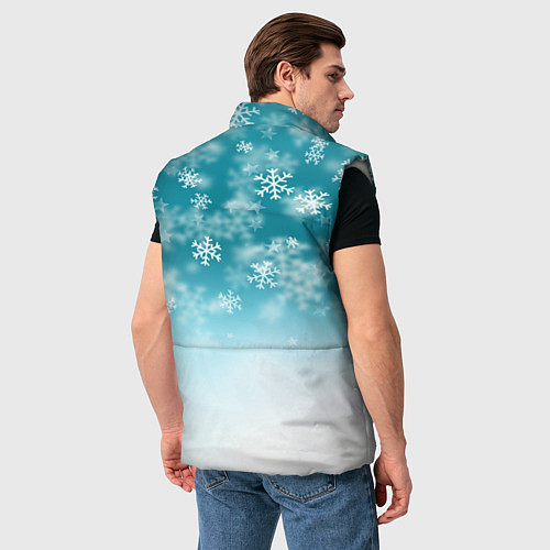 Мужской жилет Hipster Santa 2022 / 3D-Светло-серый – фото 4