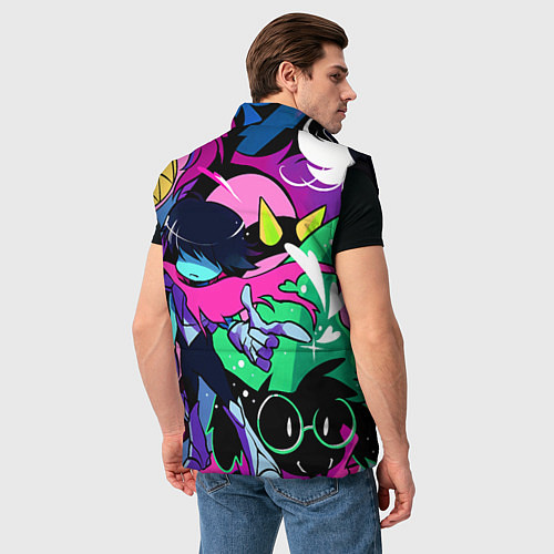 Мужской жилет Deltarune Дельта Руна / 3D-Черный – фото 4
