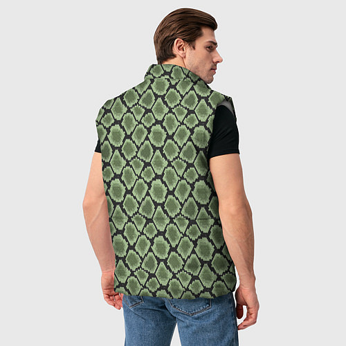 Мужской жилет Змеиная Шкура Snake / 3D-Светло-серый – фото 4