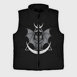 Мужской жилет Оккультная летучая мышь, цвет: 3D-черный