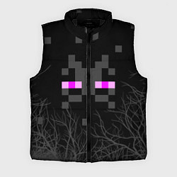 Мужской жилет ЭНДЕРМЕН МАЙНКРАФТ MINECRAFT, цвет: 3D-черный