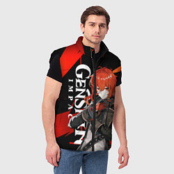 Мужской жилет ДИЛЮК ИЗ МОНДШТАТА DILUC, цвет: 3D-черный — фото 2