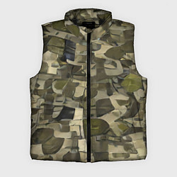Мужской жилет Игровой камуфляж, цвет: 3D-черный