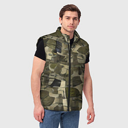 Мужской жилет Игровой камуфляж, цвет: 3D-черный — фото 2