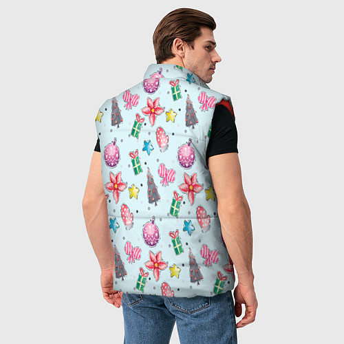 Мужской жилет Рождество 2022 / 3D-Красный – фото 4