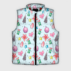 Мужской жилет Рождество 2022, цвет: 3D-красный