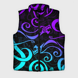 Мужской жилет НЕОНОВОЕ ТАТУ ДРАКЕНА УЗОР, цвет: 3D-черный