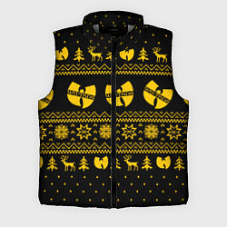 Мужской жилет НОВОГОДНИЙ СВИТЕР WU TANG CLAN, цвет: 3D-светло-серый