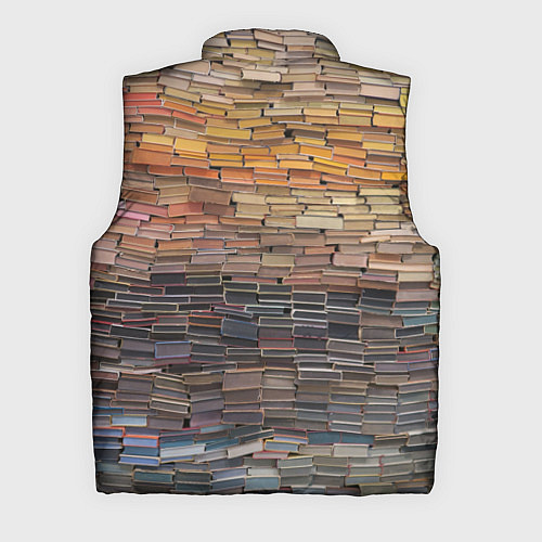 Мужской жилет Книжные кирпичики знаний / 3D-Светло-серый – фото 2
