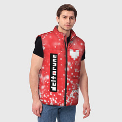 Мужской жилет DELTARUNE Частицы, цвет: 3D-черный — фото 2