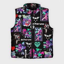 Мужской жилет DELTARUNE PATTERN ART ГЕРОИ ДЕЛЬТАРУН, цвет: 3D-черный