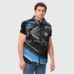 Мужской жилет BMW Engine Twin Power Turbo, цвет: 3D-черный — фото 2