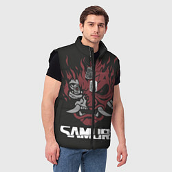 Мужской жилет Johnny Silverhand Cyberpunk 2077, цвет: 3D-черный — фото 2
