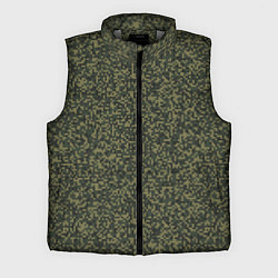 Мужской жилет Цифра Флора пиксельный камуфляж, цвет: 3D-светло-серый