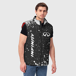 Мужской жилет INFINITI Infinity Брызги, цвет: 3D-красный — фото 2