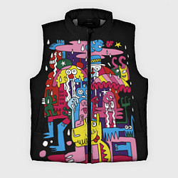 Мужской жилет Разноцветные монстры