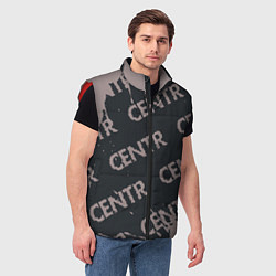 Мужской жилет CENTR Брызги, цвет: 3D-красный — фото 2