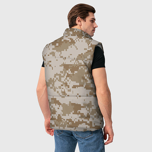 Мужской жилет Пустынный Милитари / 3D-Светло-серый – фото 4