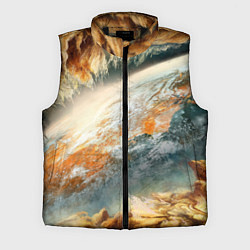 Мужской жилет Песчаный Космос, цвет: 3D-черный