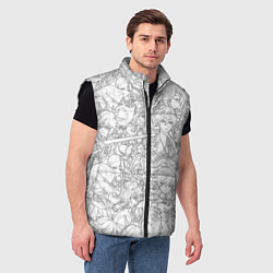 Мужской жилет ПЕРСОНАЖИ МАНГА ГЕНШИН ИМПАКТ, цвет: 3D-черный — фото 2