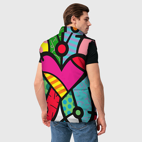 Мужской жилет Ромеро Бритто Арт / 3D-Черный – фото 4