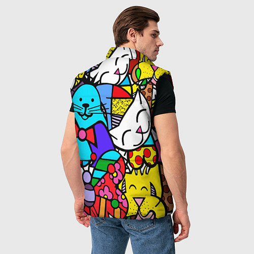 Мужской жилет Ромеро Бритто Настоящие лучшие друзья / 3D-Черный – фото 4