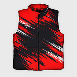 Мужской жилет БЕЛО-КРАСНАЯ КРАСКА, цвет: 3D-черный
