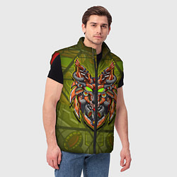 Мужской жилет Кибер-лис, цвет: 3D-красный — фото 2