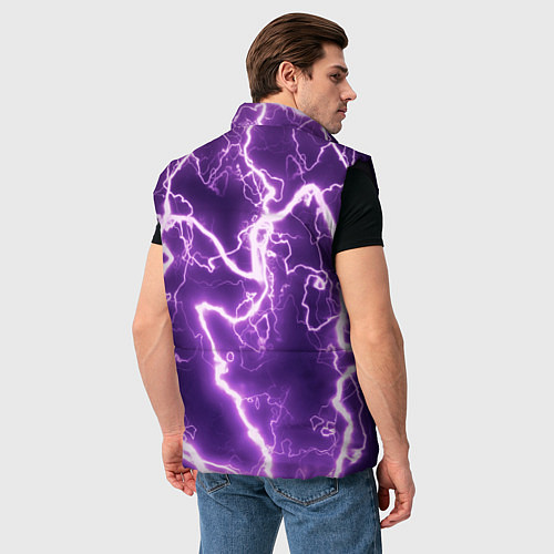 Мужской жилет Genshin Impact - Яэ и Эи / 3D-Черный – фото 4