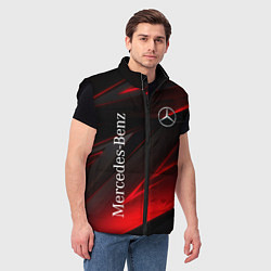 Мужской жилет Mercedes-Benz Геометрия, цвет: 3D-черный — фото 2