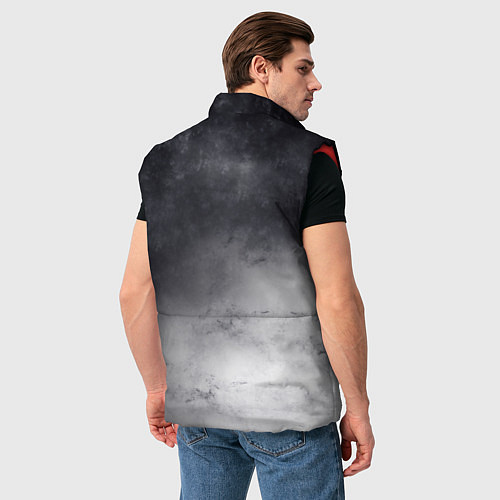 Мужской жилет Токийский Гуль в Дыму Tokyo Ghoul Smoke / 3D-Красный – фото 4